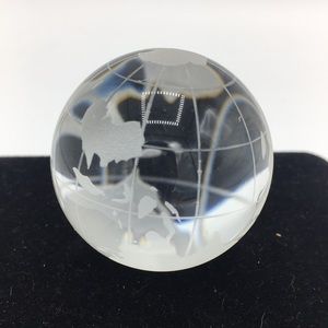 Vintage  glass ball map